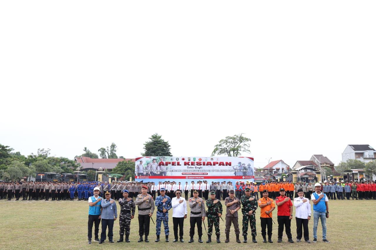 Brimob Polda Riau Siaga: Apel Kesiapan Tanggap Darurat Bencana 2025