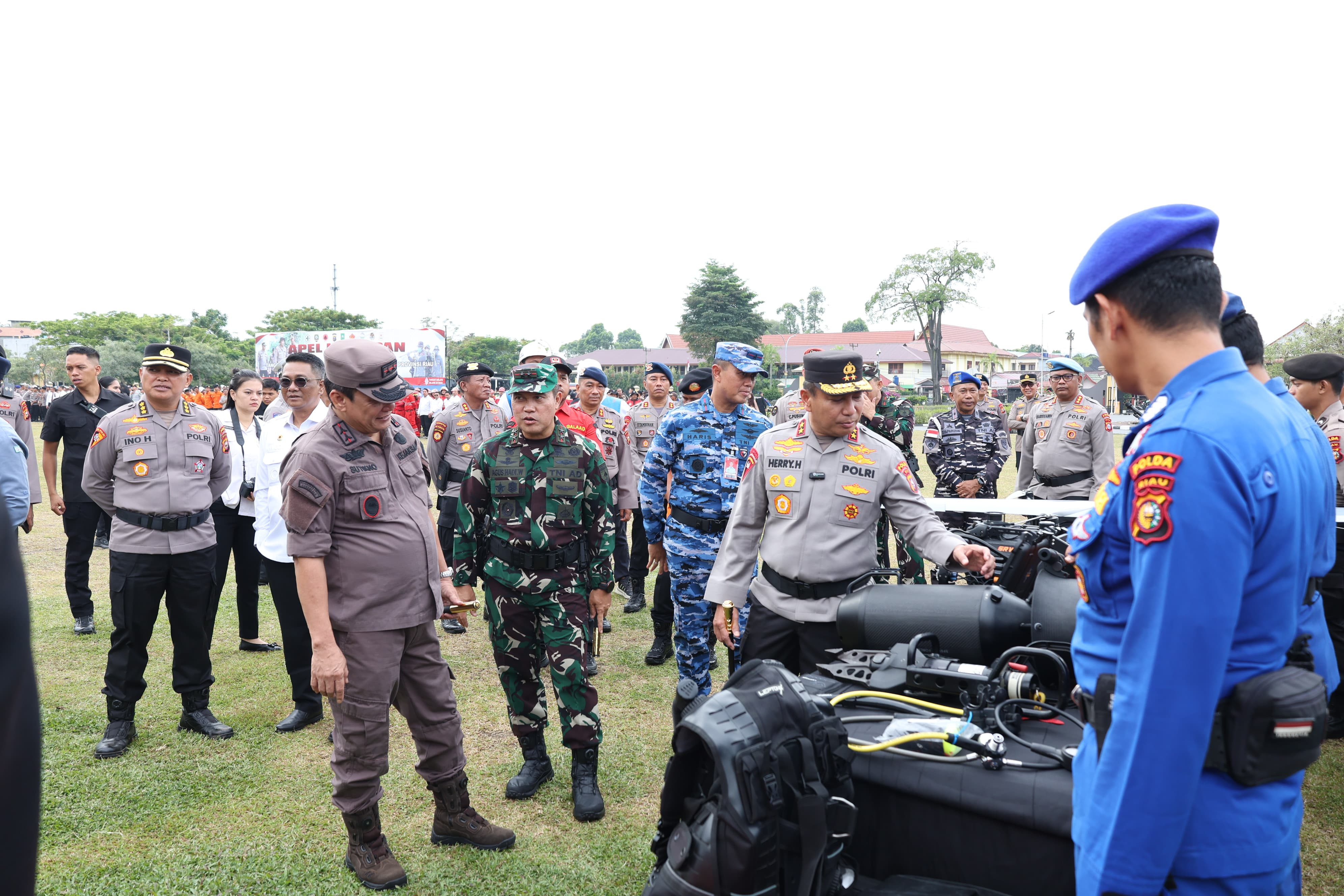 Polda Riau dan TNI-BNPB Bersinergi, Antisipasi Ancaman Bencana Hidrometeorologi
