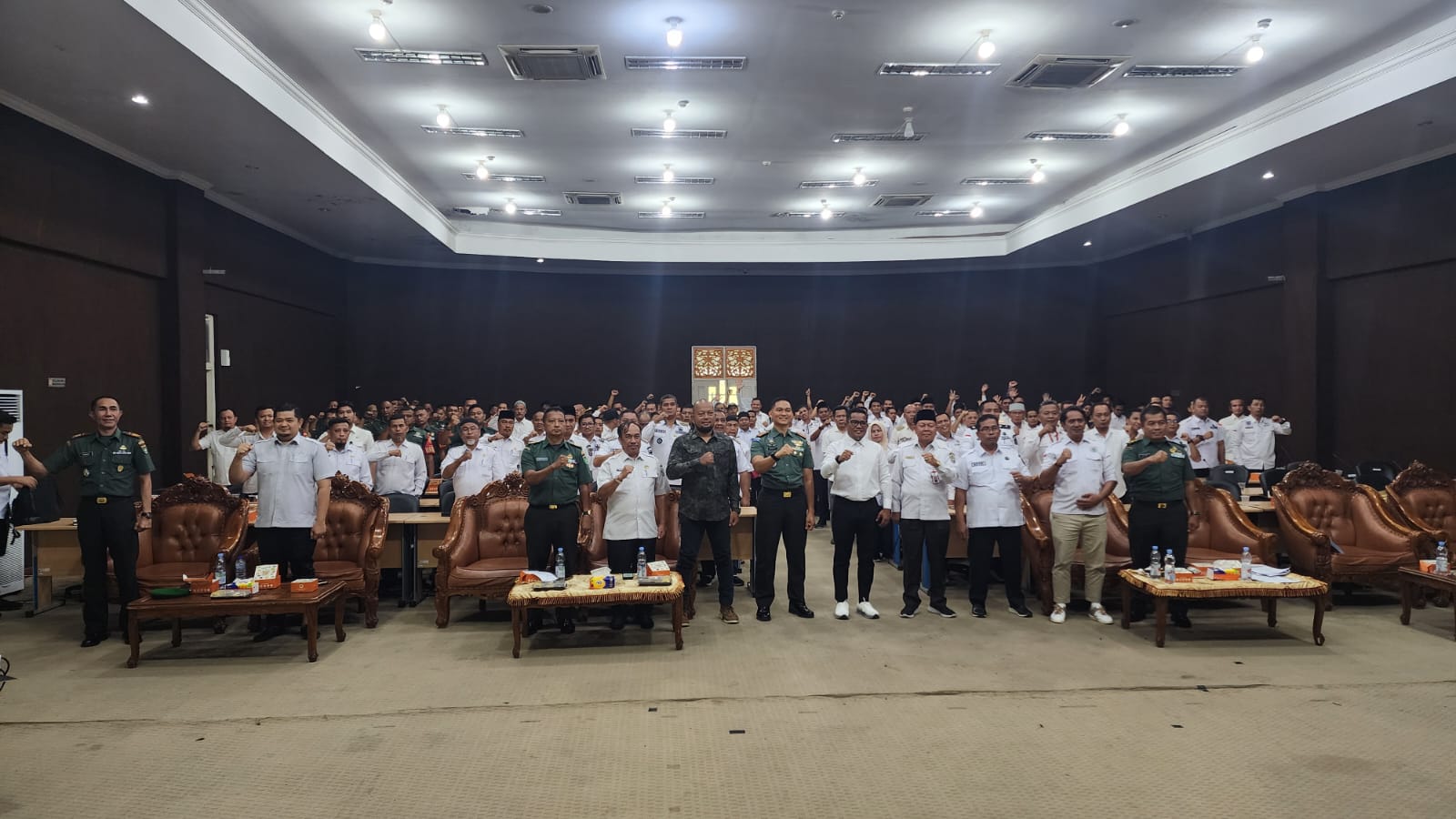 Sinergi Kodim 0313/KPR dan Pemkab Pelalawan Percepat Pembangunan Koperasi Merah Putih