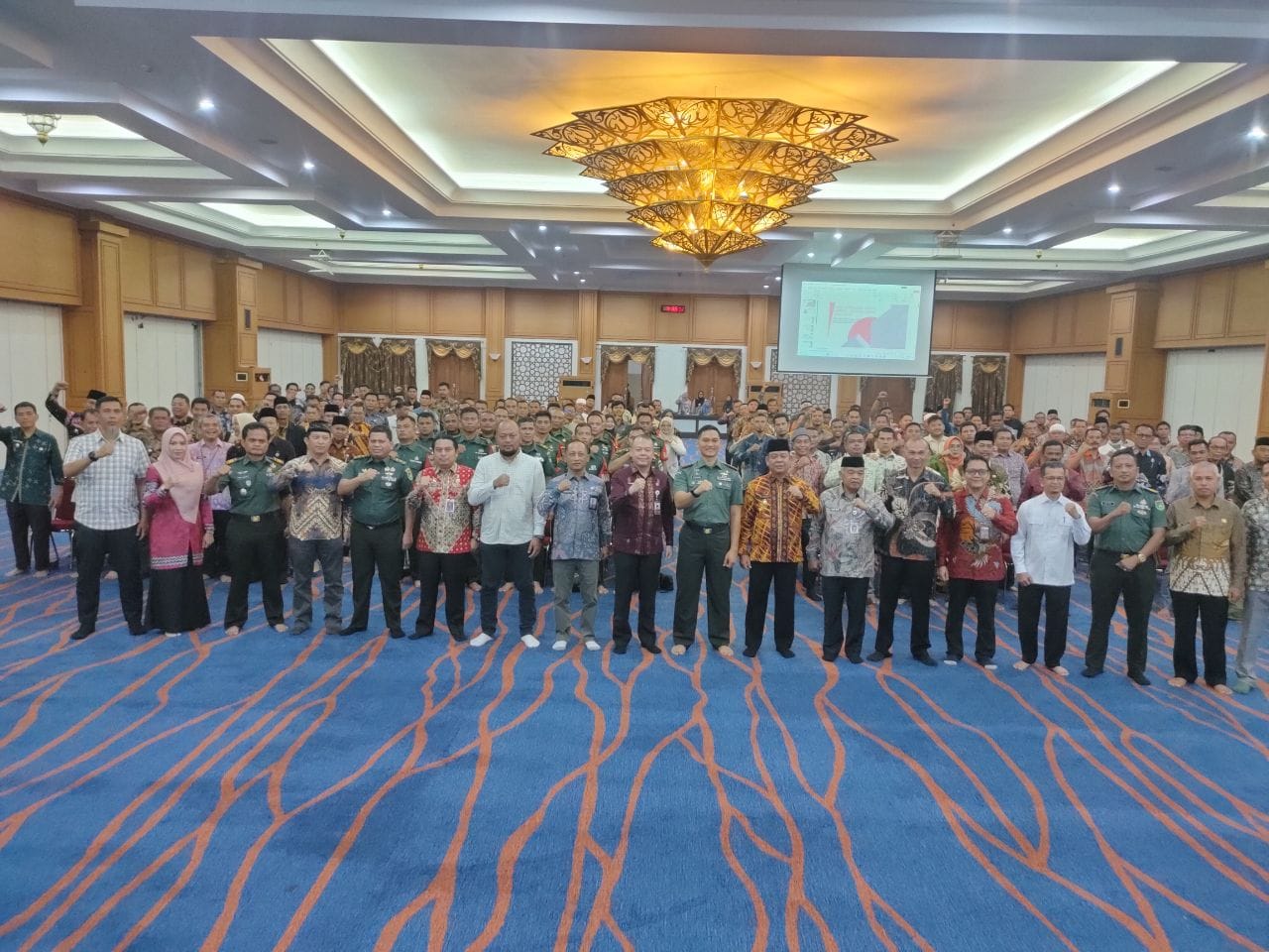 Wakil Bupati Rohul bersama Dandim 0313/KPR Buka Sosialisasi Pembentukan Koperasi Desa Merah Putih 