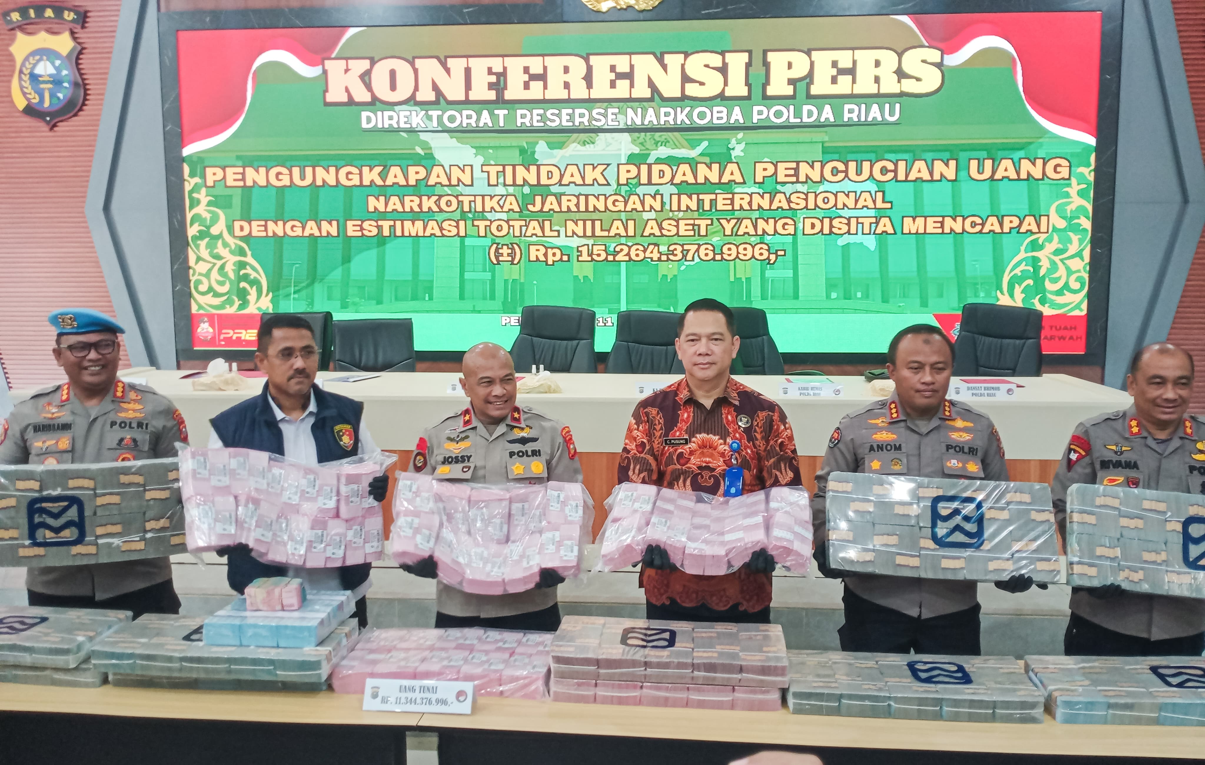 Polda Riau Sita Aset Bandar Narkoba Rp15,2 Miliar, Tegaskan Komitmen Berantas dan Memiskinkan Pelaku