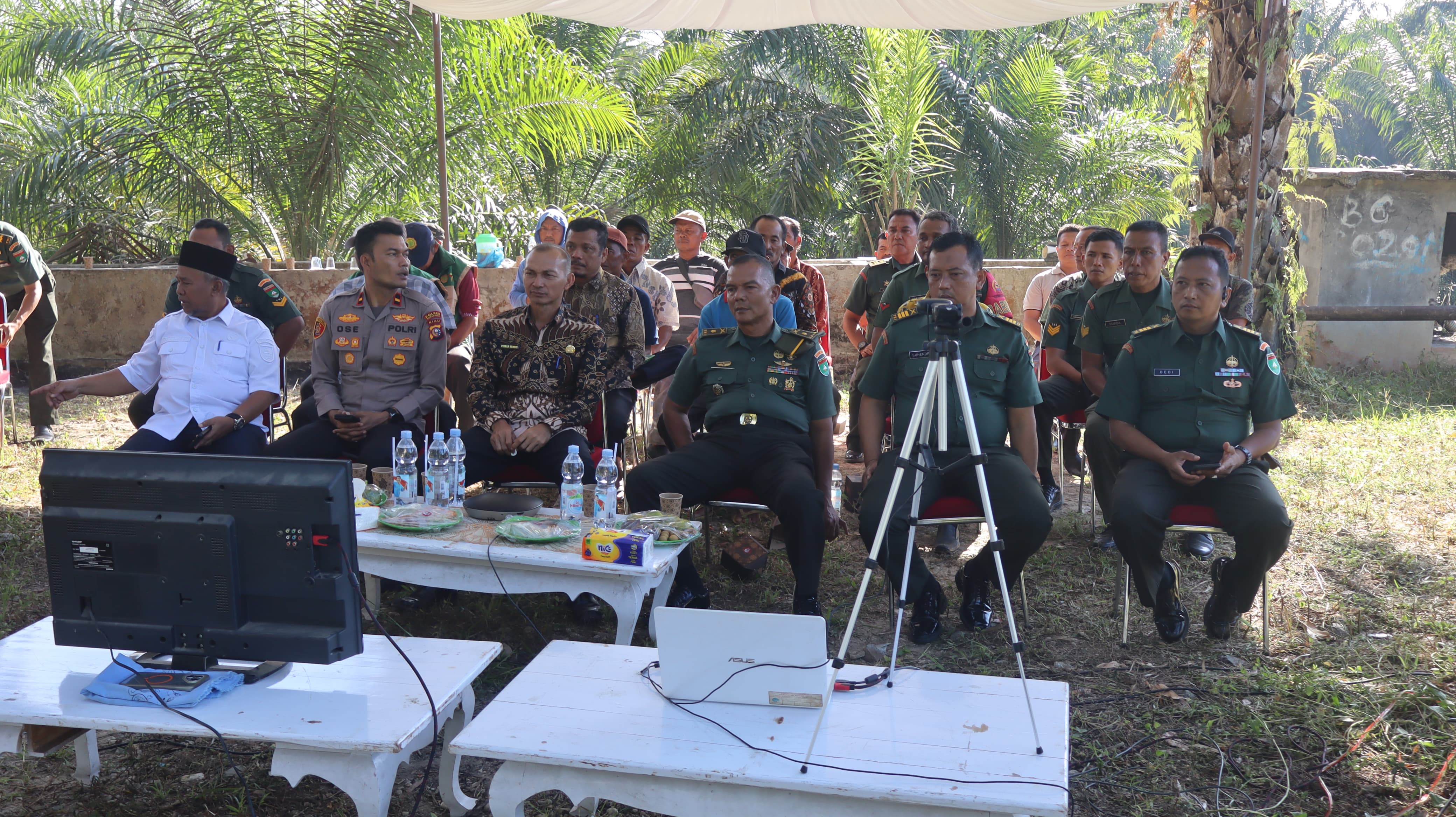 KODIM 0313/KPR Dukung Penuh Swasembada Pangan, Ikuti Arahan KASAD Melalui Zoom meet 