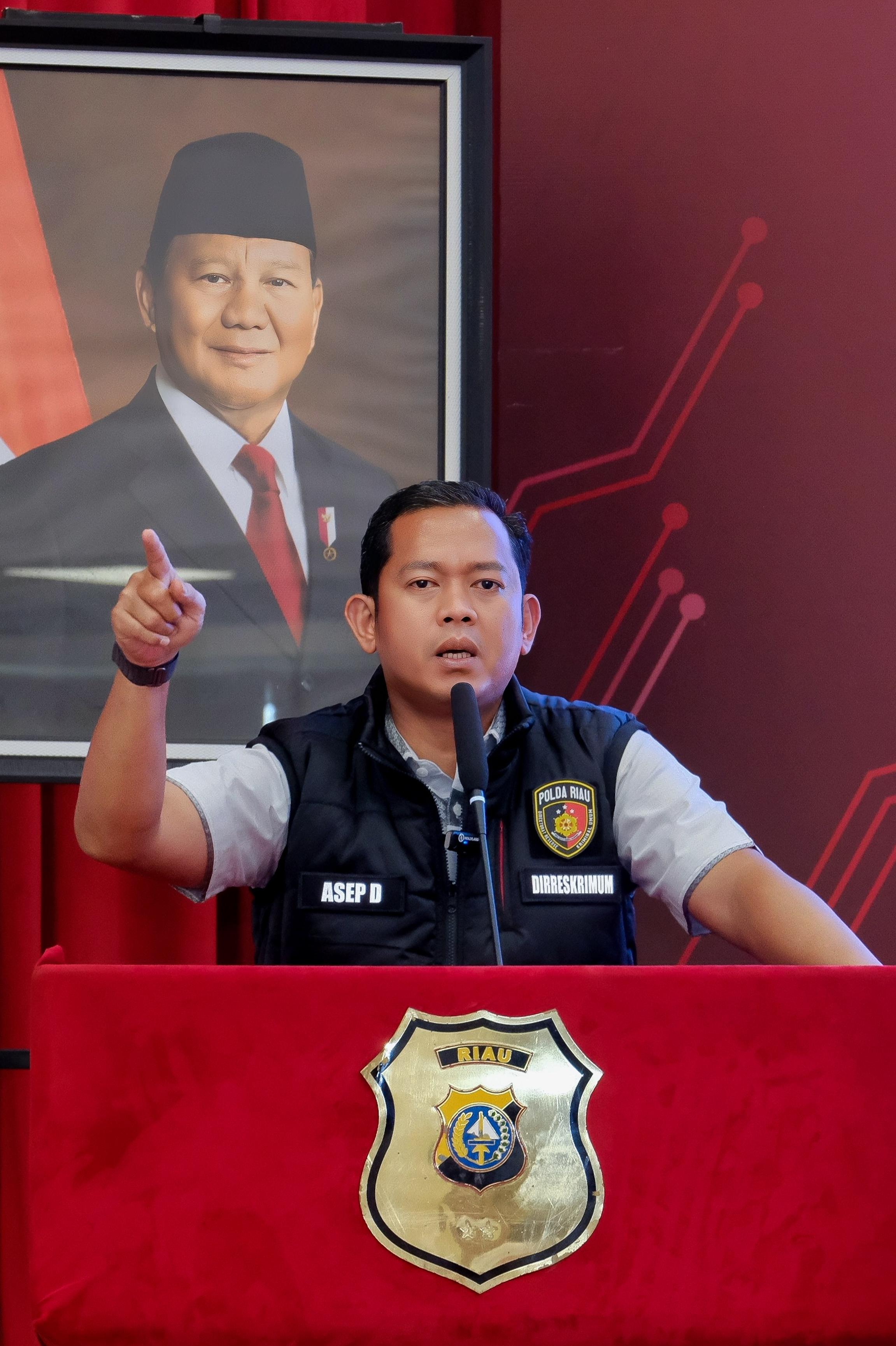 Polda Riau Tangani Laporan Perusakan Pos Satgas TNTN, Dirreskrimum Pastikan Proses Hukum