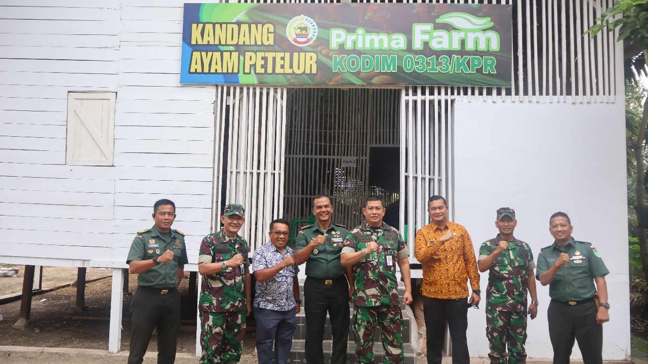 Kodim 0313/Kpr Dampingi Tim Ditjen Strahan Kemhan Kunjungi Pemkab Kampar untuk Koordinasi Strategis