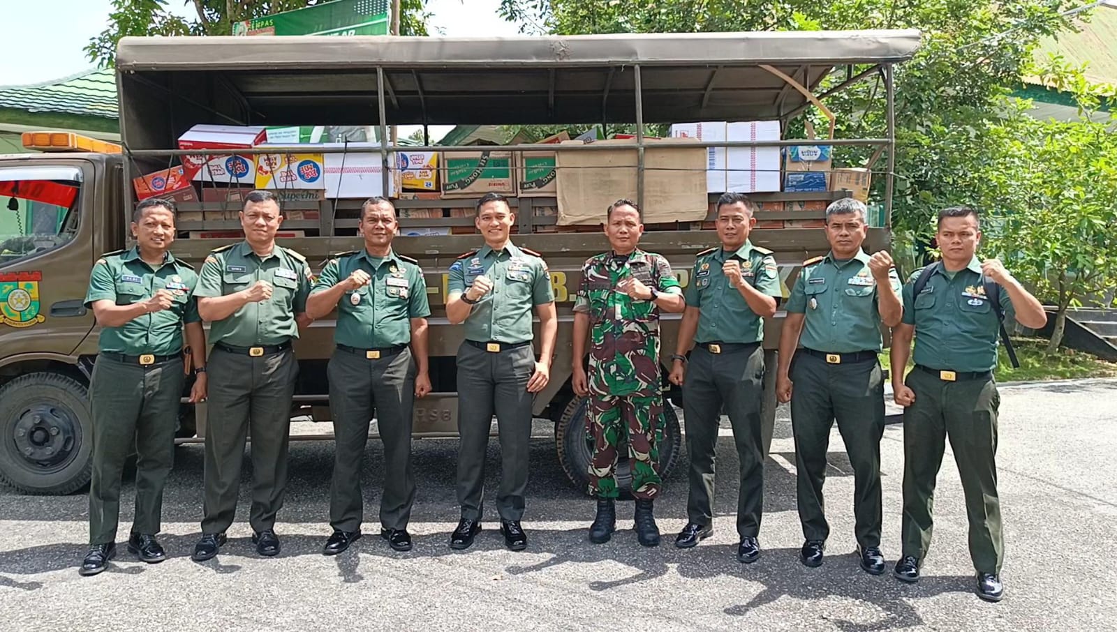 Kodim 0313/KPR Kirim Bantuan Logistik untuk Korban Banjir di Sumatra dan Aceh