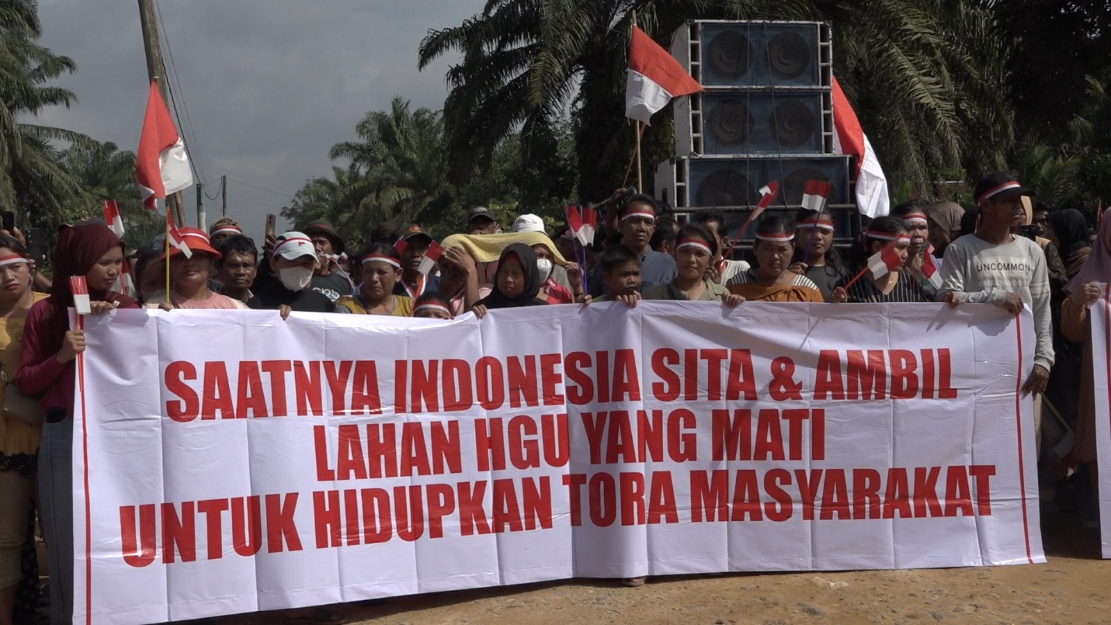 Ratusan Warga Balai Jaya Tuntut Lahan 19 Ribu Hektare Dikembalikan