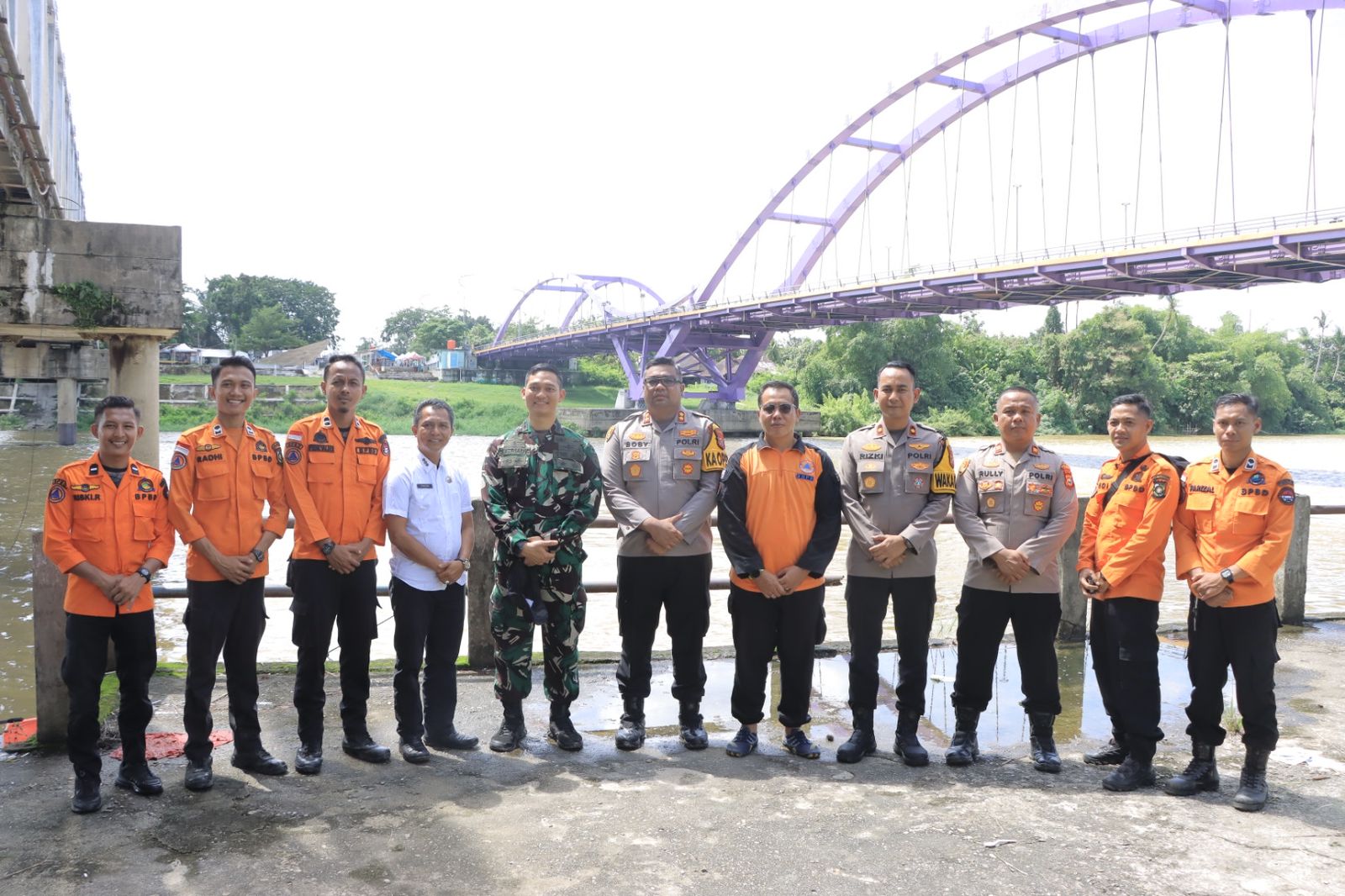 Sinergi Forkopimda Kampar, Dandim 0313/KPR Pantau Dampak Pembukaan Pintu Air PLTA Koto Panjang