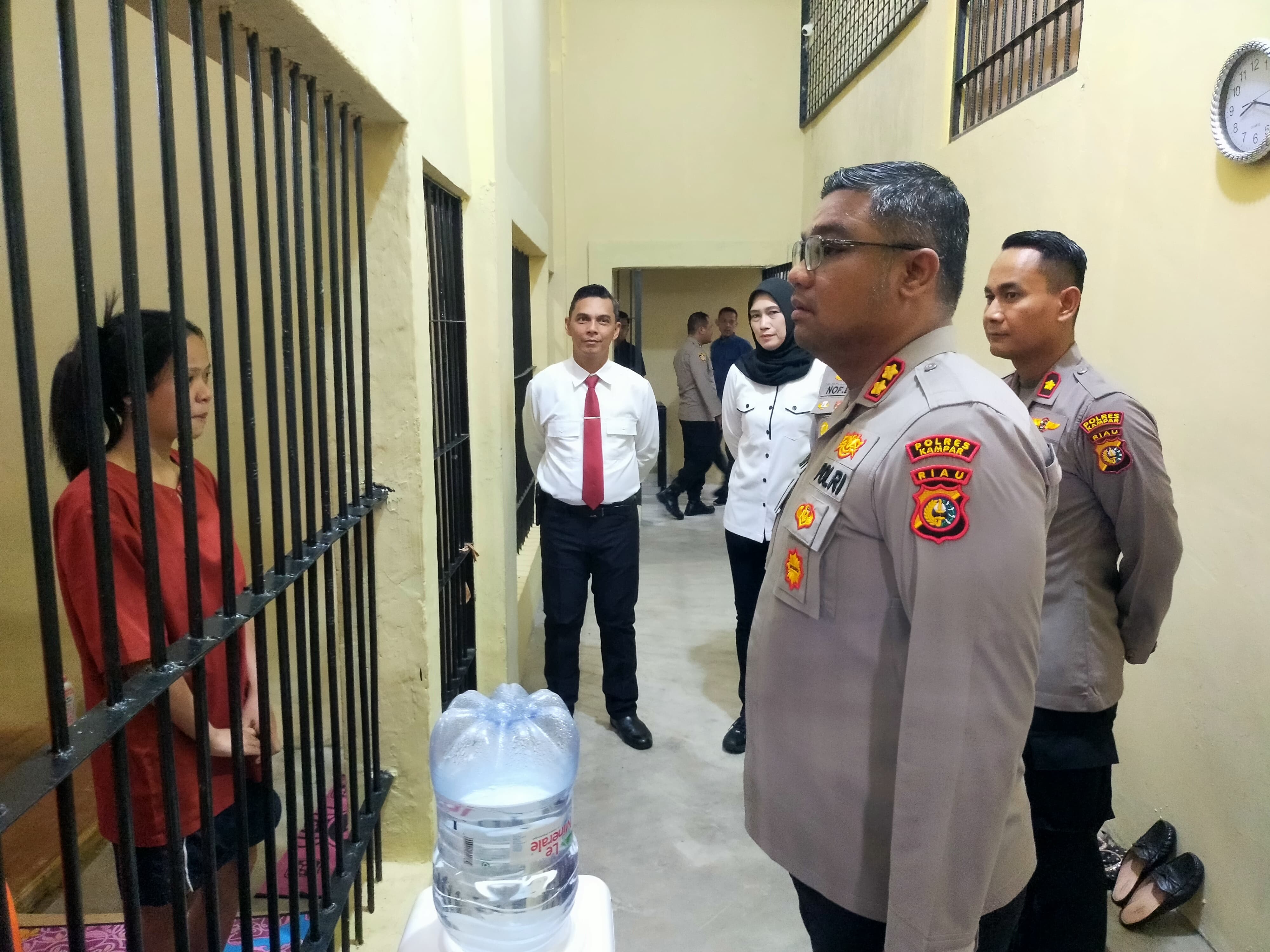 Kapolres Kampar Pastikan Tahanan Sehat dan Aman