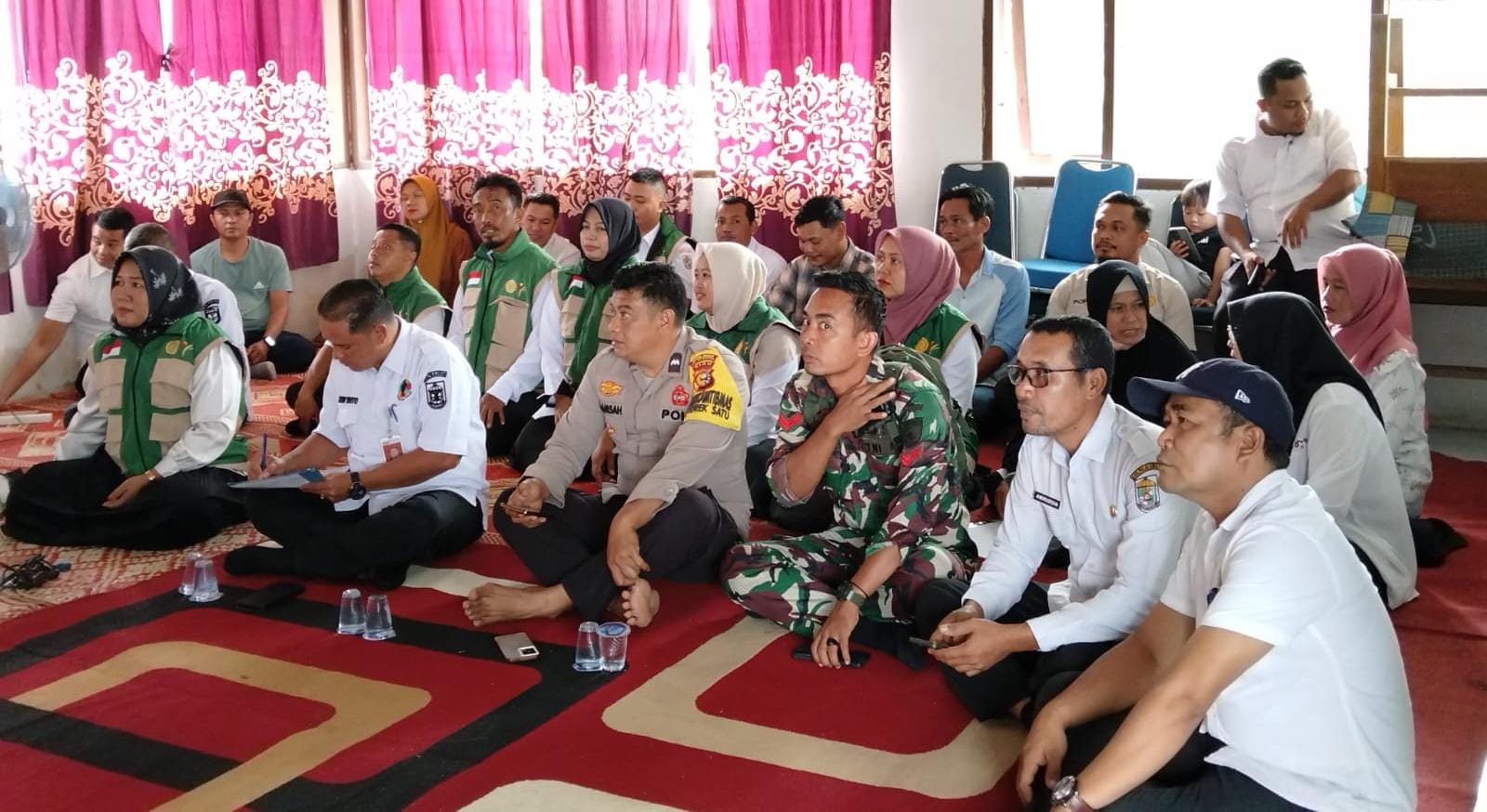 Koptu Suratno Menghadiri Giat Zoom Meeting Syukuran Swasembada Pangan Bersama DKPTHP Pelalawan