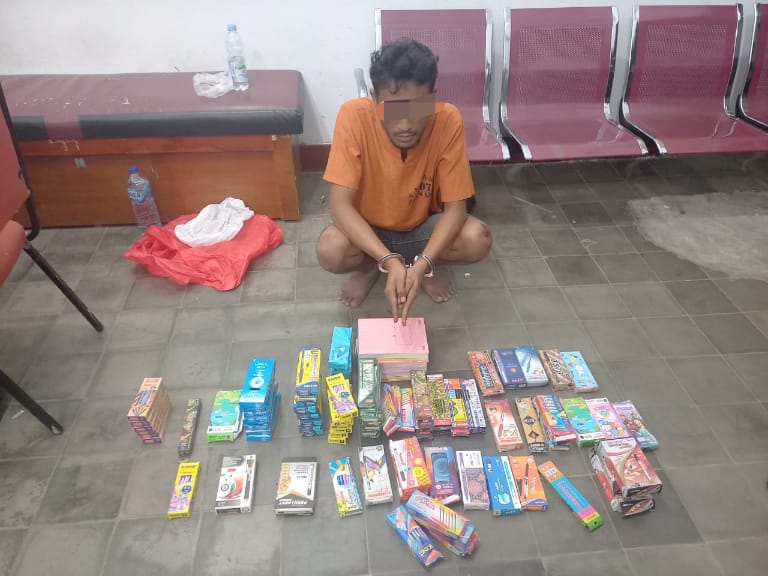 Pencurian Terekam CCTV di Air Tiris, Tak Butuh Waktu Lama Pelaku Berhasil di Tangkap Polsek Kampar