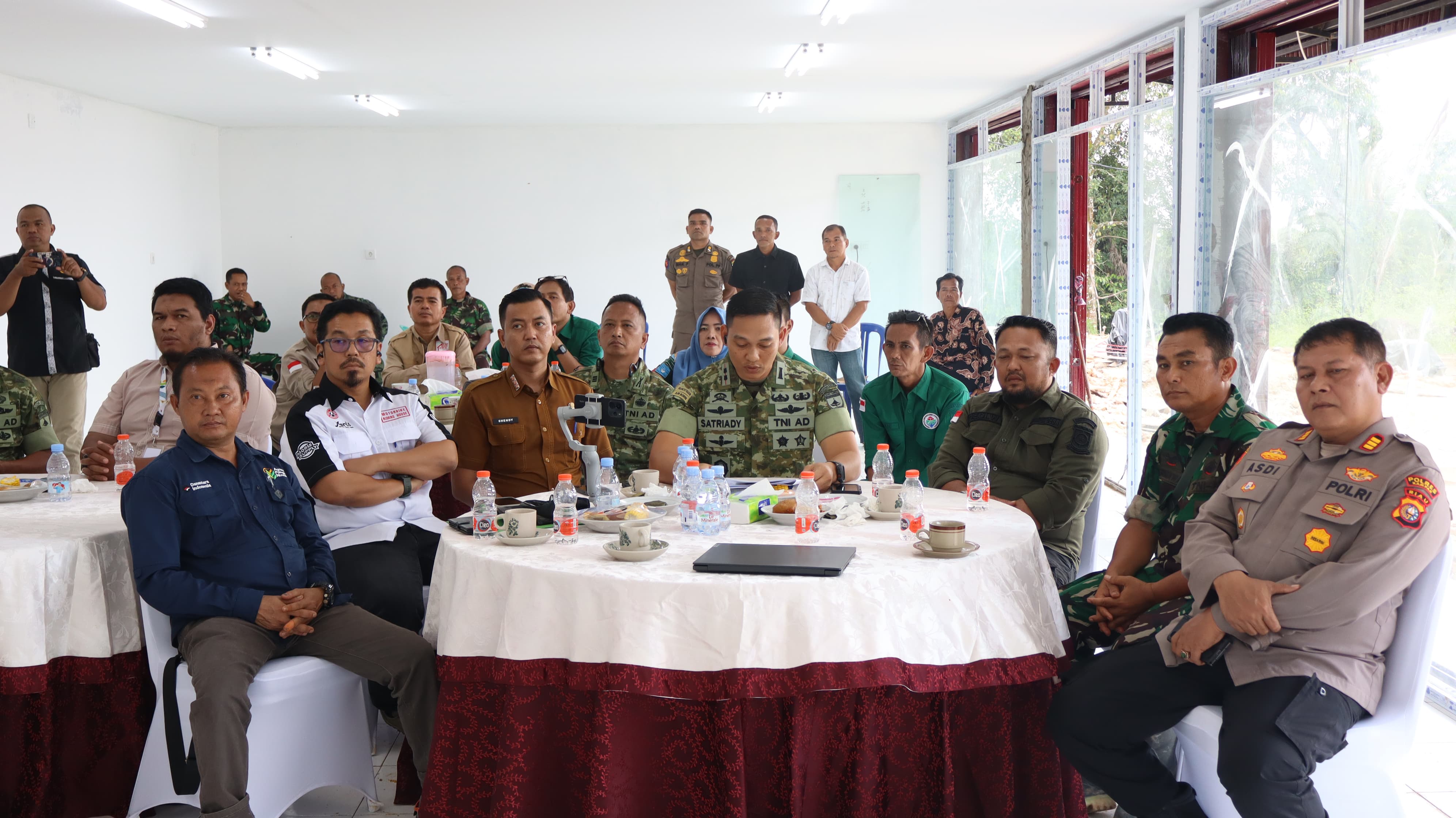 Dandim 0313/KPR Paparkan Progres Pembangunan KDKMP dalam Rapat Evaluasi Bersama Mabes TNI