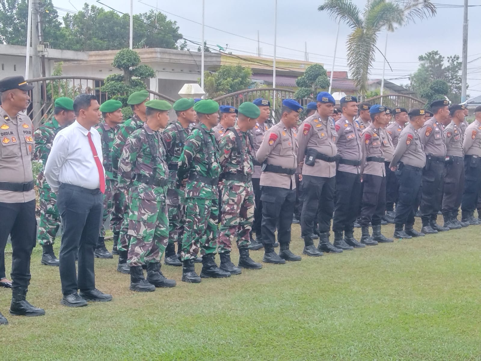 Babinsa Koramil 03/Bunut Ikuti Apel Gelar Pasukan Operasi Keselamatan Lancang Kuning Tahun 2026 