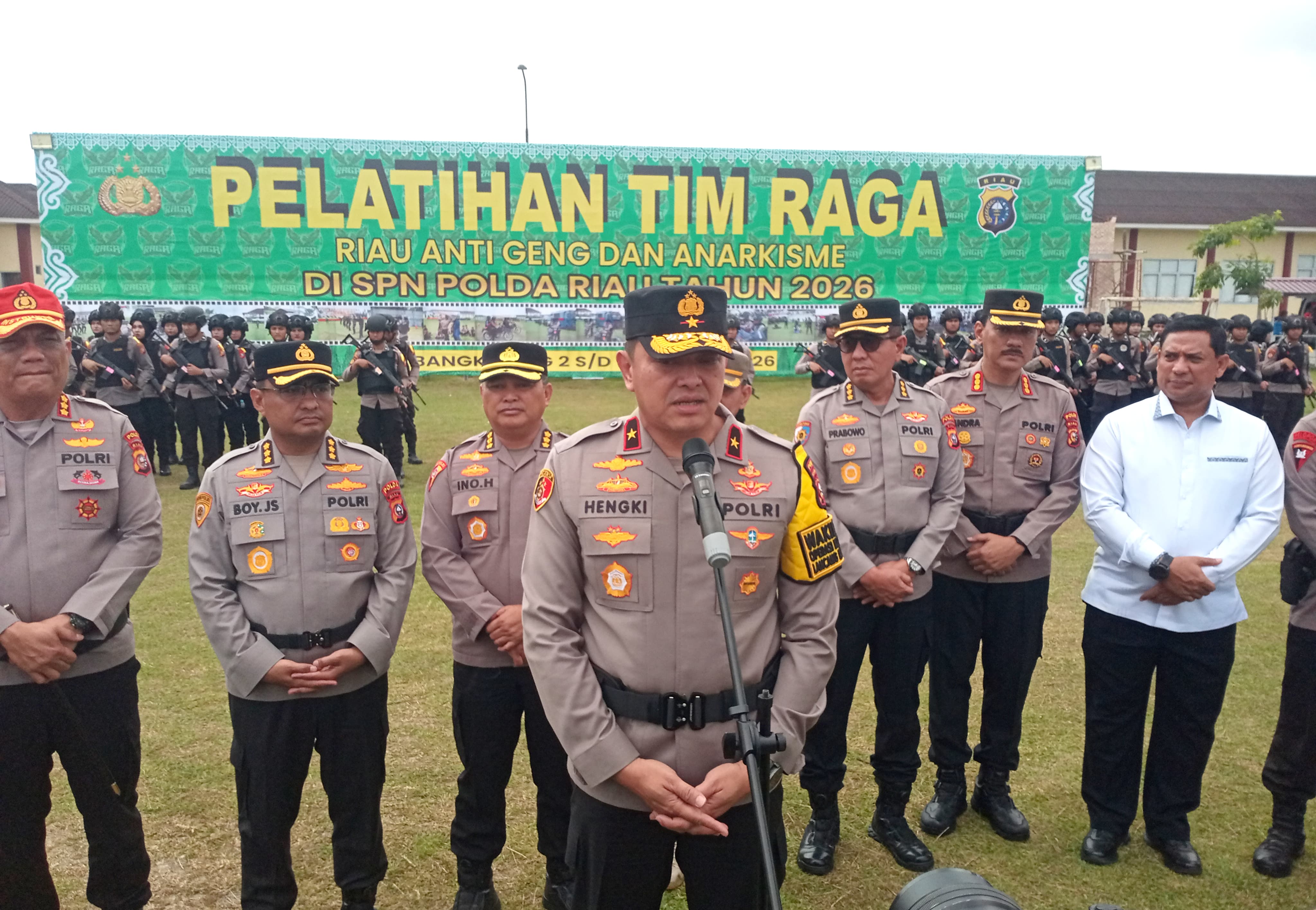 Polda Riau Latih 210 Personel Tim RAGA Gelombang II, Perkuat Pencegahan Geng dan Anarkisme