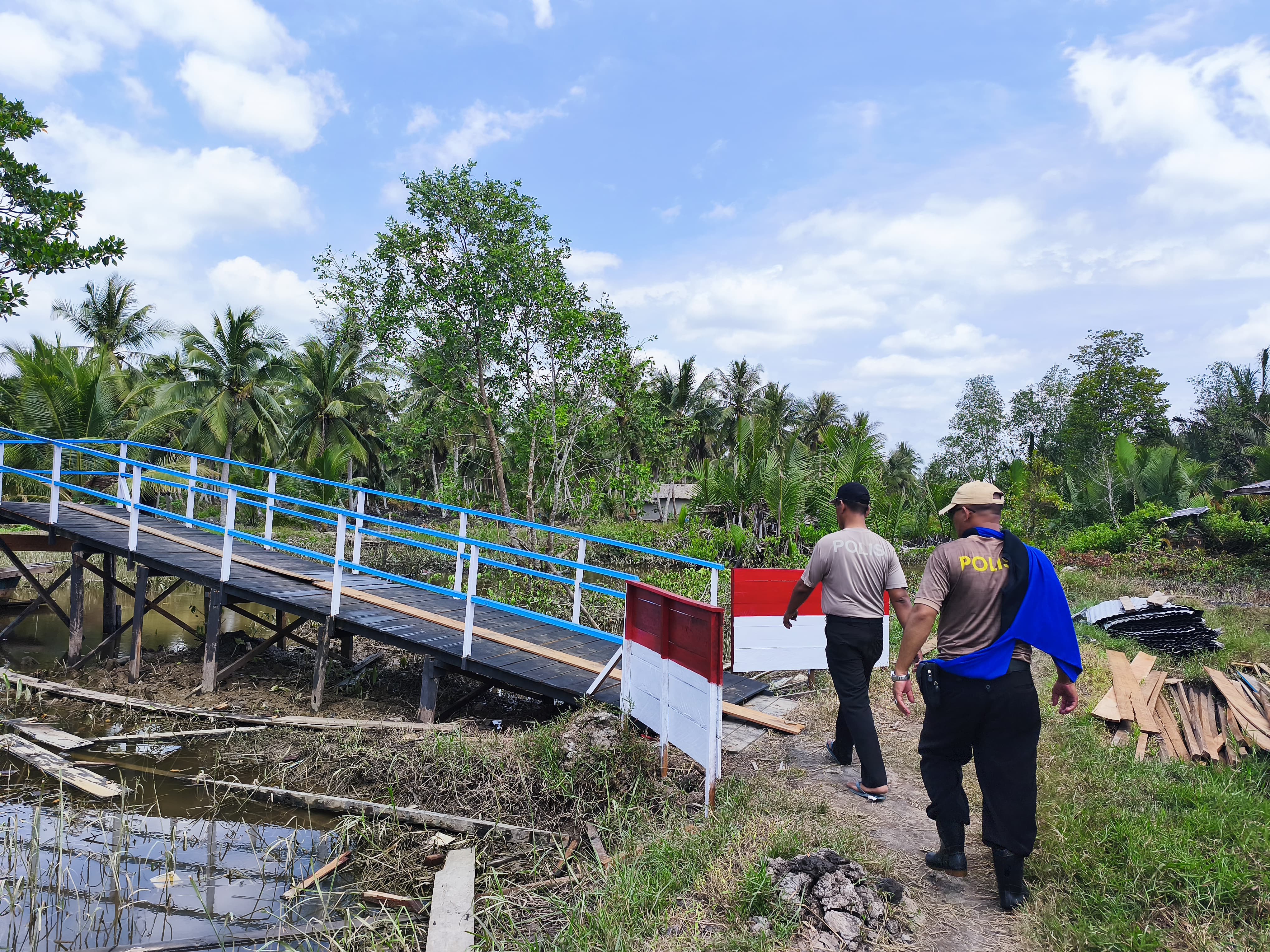 Hari ke-11, Jembatan Merah Putih Presisi Rampung 100 Persen di Kuala Indragiri