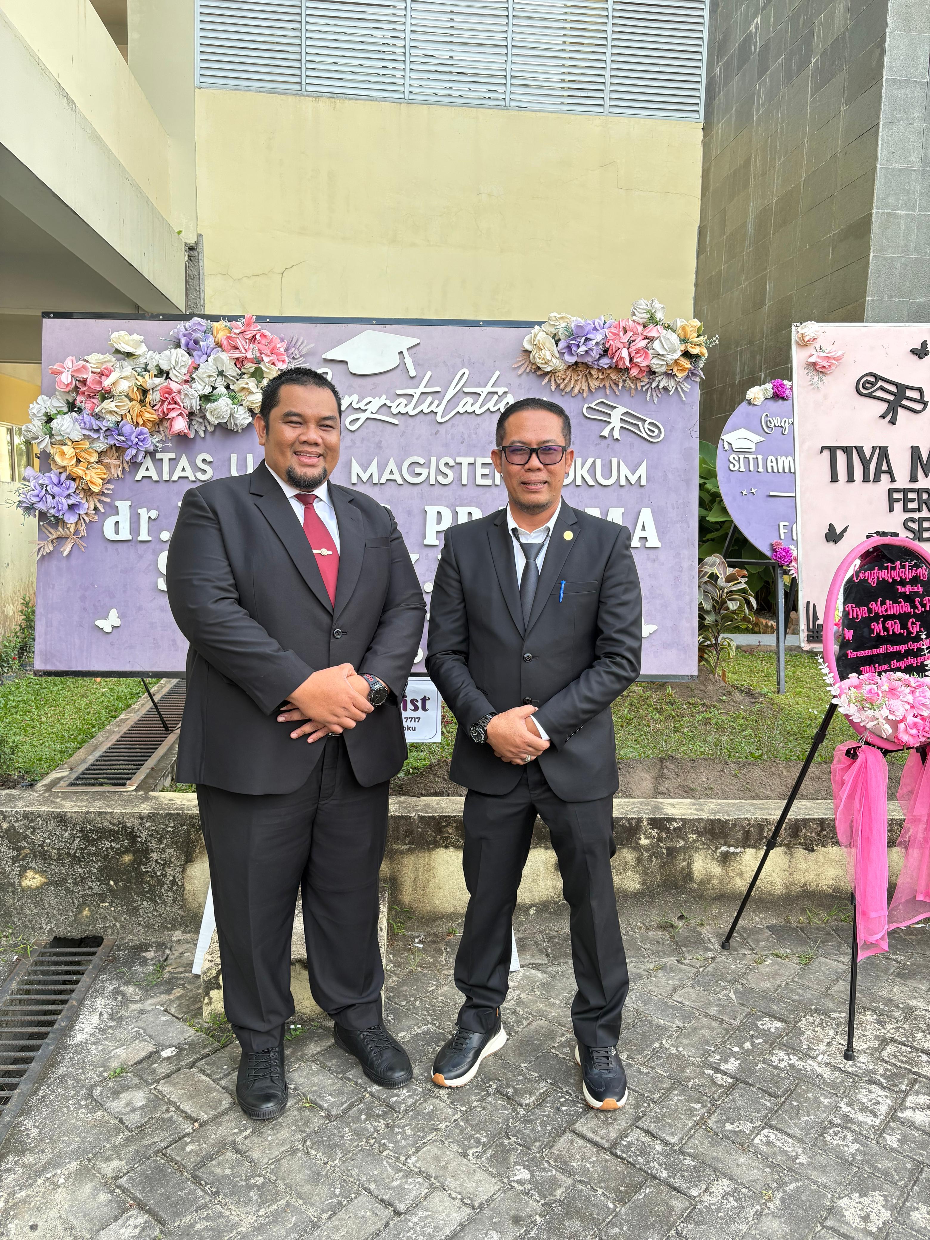 Membanggakan, Dua Pejabat RSUD Bangkinang Raih Nilai A dalam Ujian Tesis