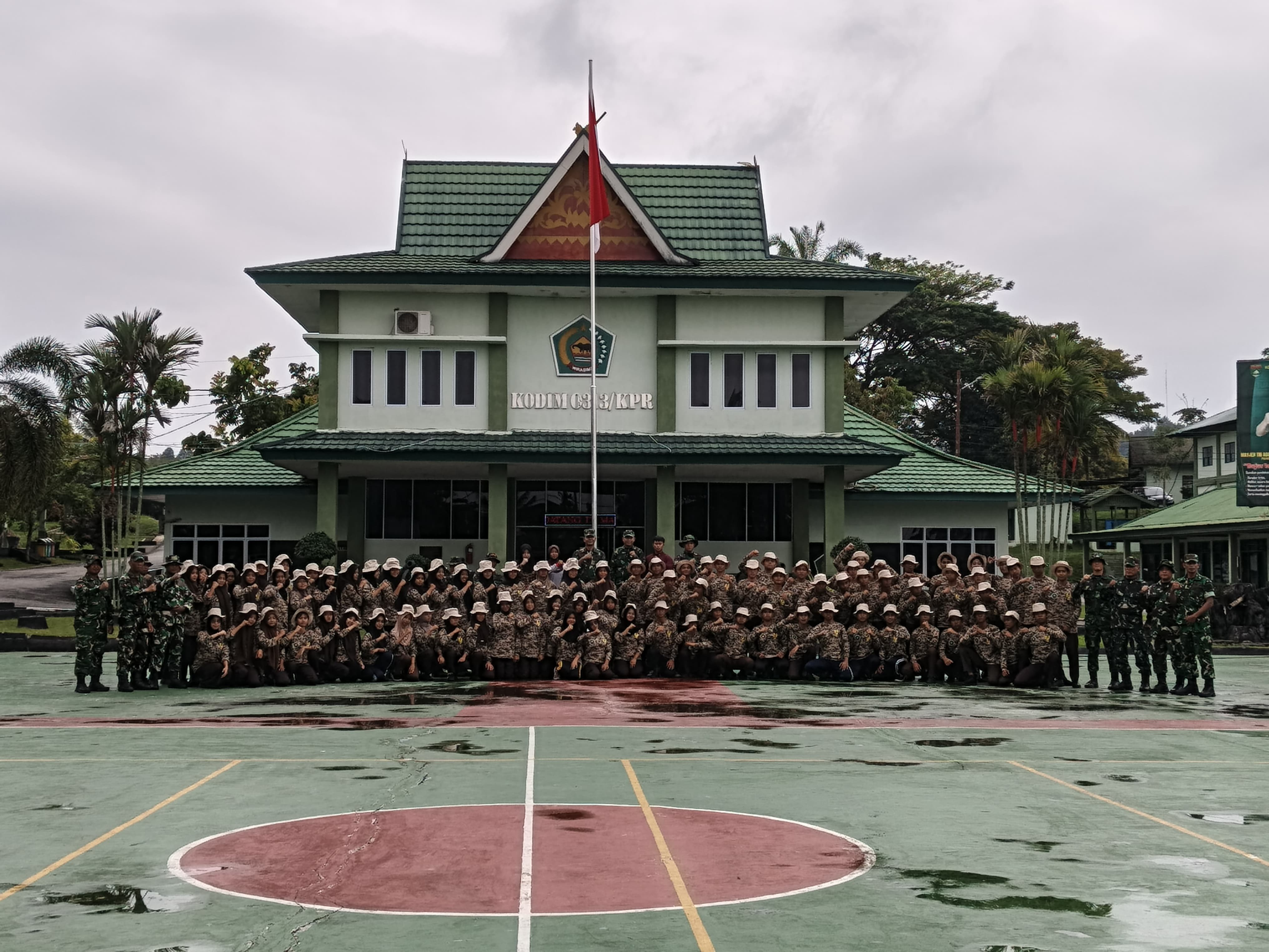 Perkuat Karakter Generasi Muda, Kodim 0313/KPR Resmi Buka Pelatihan Korps Kadet Republik Indonesia