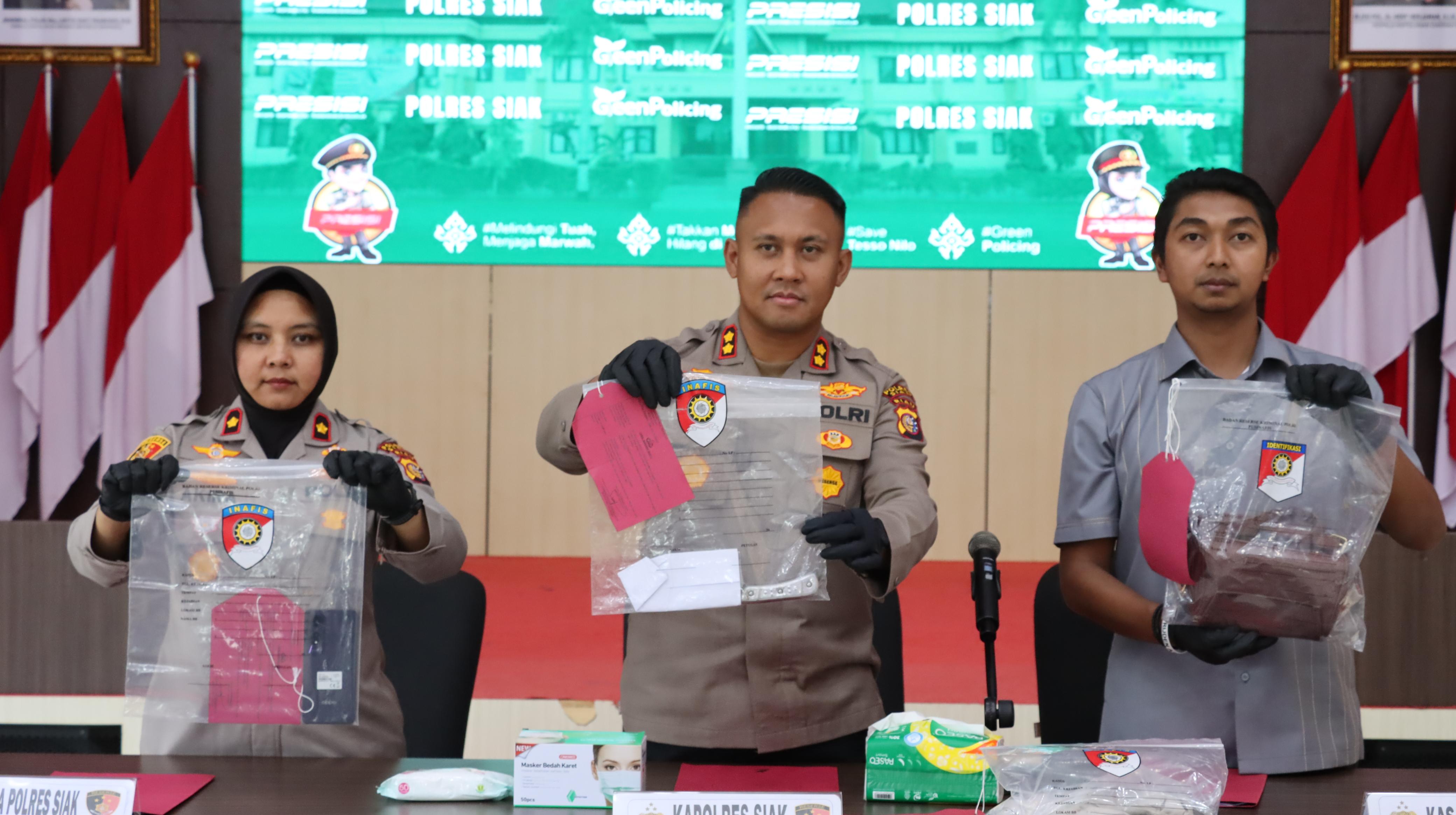 Polres Siak Ungkap Motif Pembunuhan IRT di Minas, Pelaku Sakit Hati Soal Utang