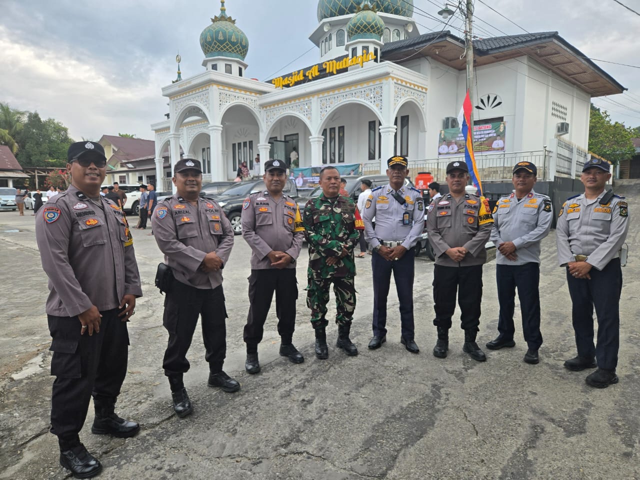 Babinsa Koramil 01/Bkn Hadiri Safari Ramadhan 1447 H, Pererat Ukhuwah  di Masjid Al-Muttaqin 