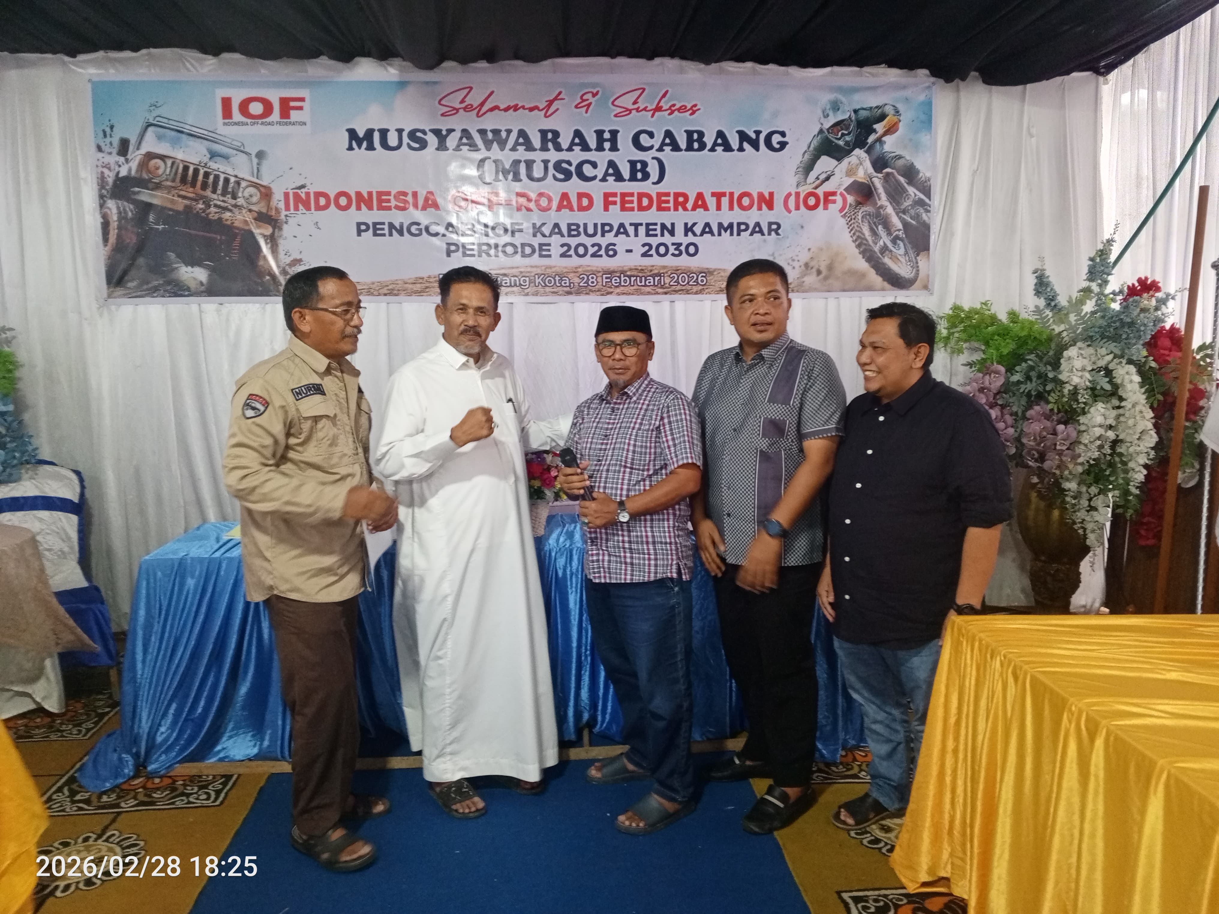 Diski Terpilih Ketua Indonesia Off-Road Fedaracion (IOF) periode 2026 - 2030