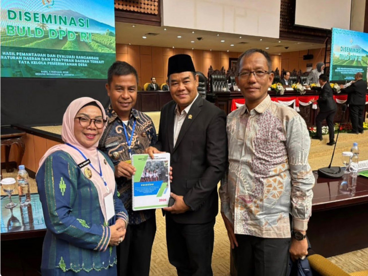 Bupati bersama Wakil Bupati Kampar, Hadiri Diseminasi BULD DPD RI di Kompleks Parlemen Senayan