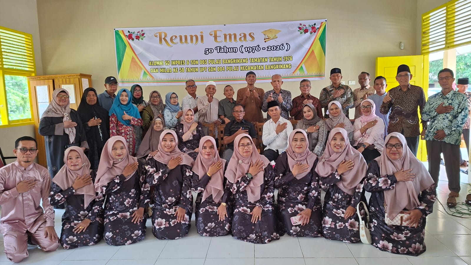 Tingkatkan Mutu Pendidikan, Kadisdikpora Kampar Hadiri Milad SDN 004 Pulau