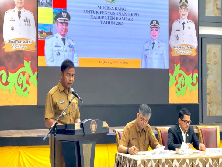 Bupati Ahmad Yuzar Tunjukkan Kinerja Nyata, Kampar Pertama Gelar Musrenbang RKPD 2027