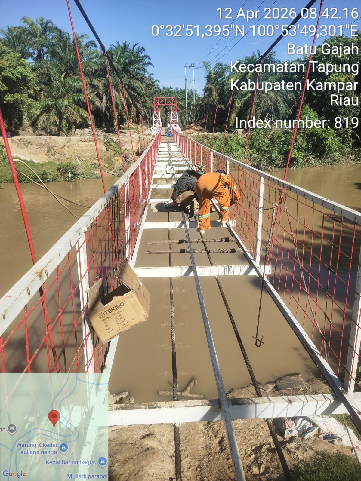 TNI Terus Mengabdi: Progres Jembatan Garuda Batu Gajah Capai 83,85%, Fokus Pada Keamanan Lintasan