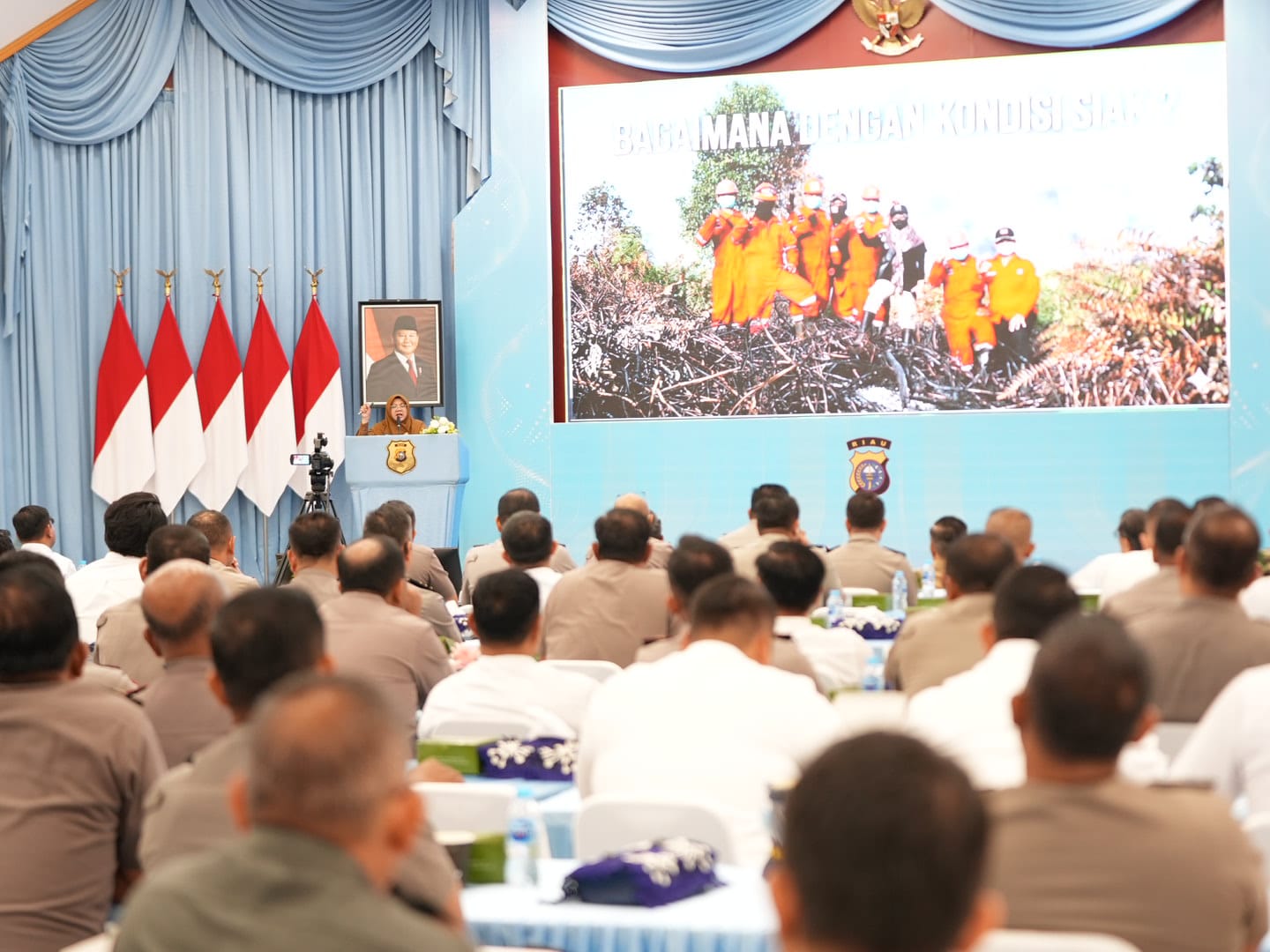 Bupati Siak Serukan Kolaborasi Hadapi Super El Nino 2026, Jaga Gambut Tetap Basah