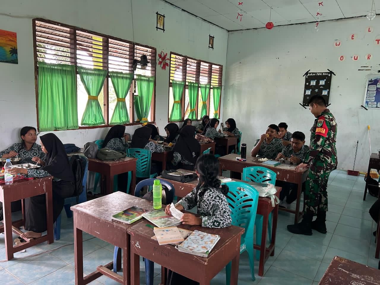 Pantau Penyaluran MBG, Pratu Abi Mayu: Ini bukan hanya Soal Makanan tetapi tentang Masa depan Bangsa