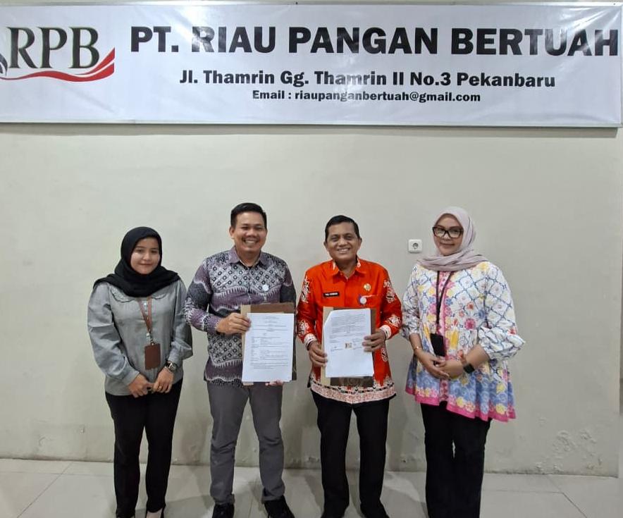 Perkuat Ketahanan Pangan, Pemkab Kampar Gandeng BUMD Pangan Provinsi Riau