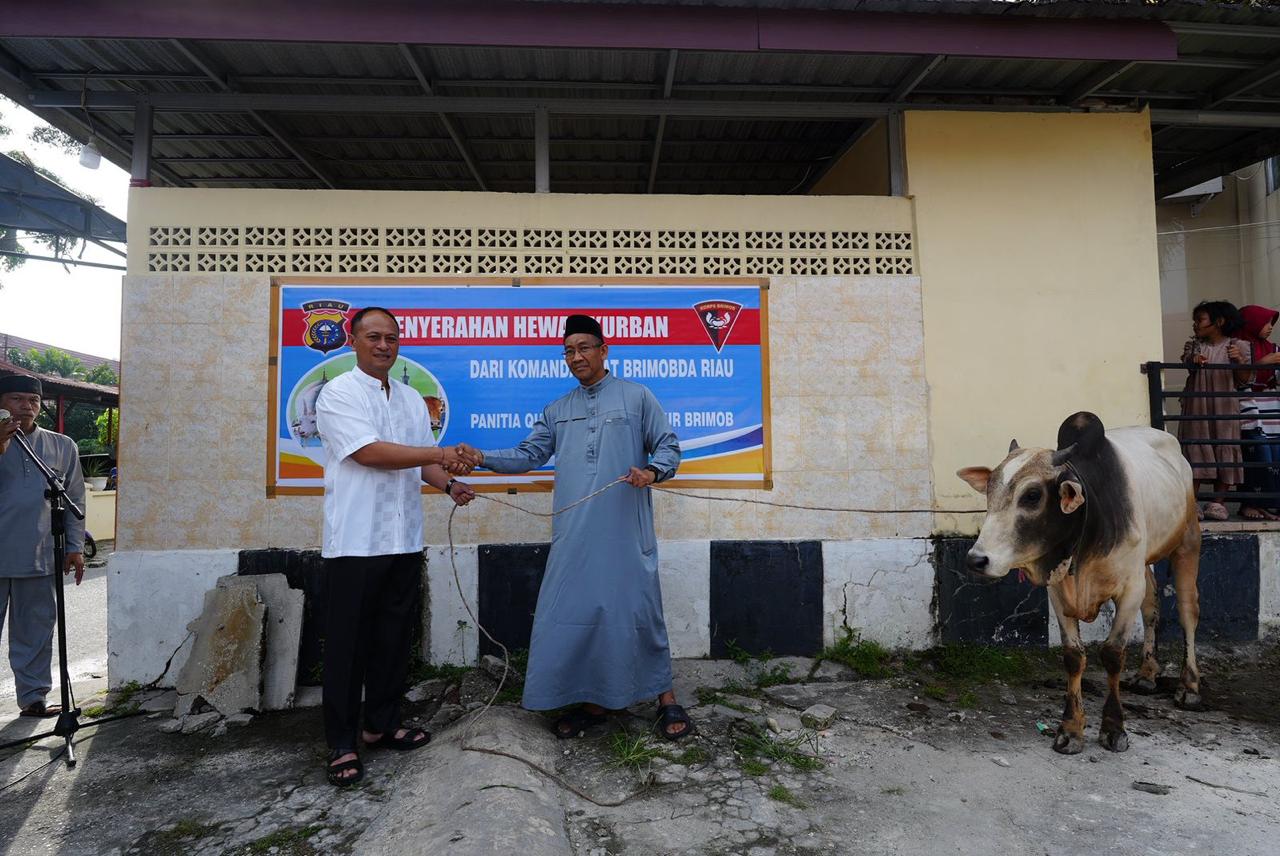 Idul Adha 1447 H, Brimob Riau Tingkatkan Iman, Takwa dan Kepedulian Melalui Ibadah Kurban