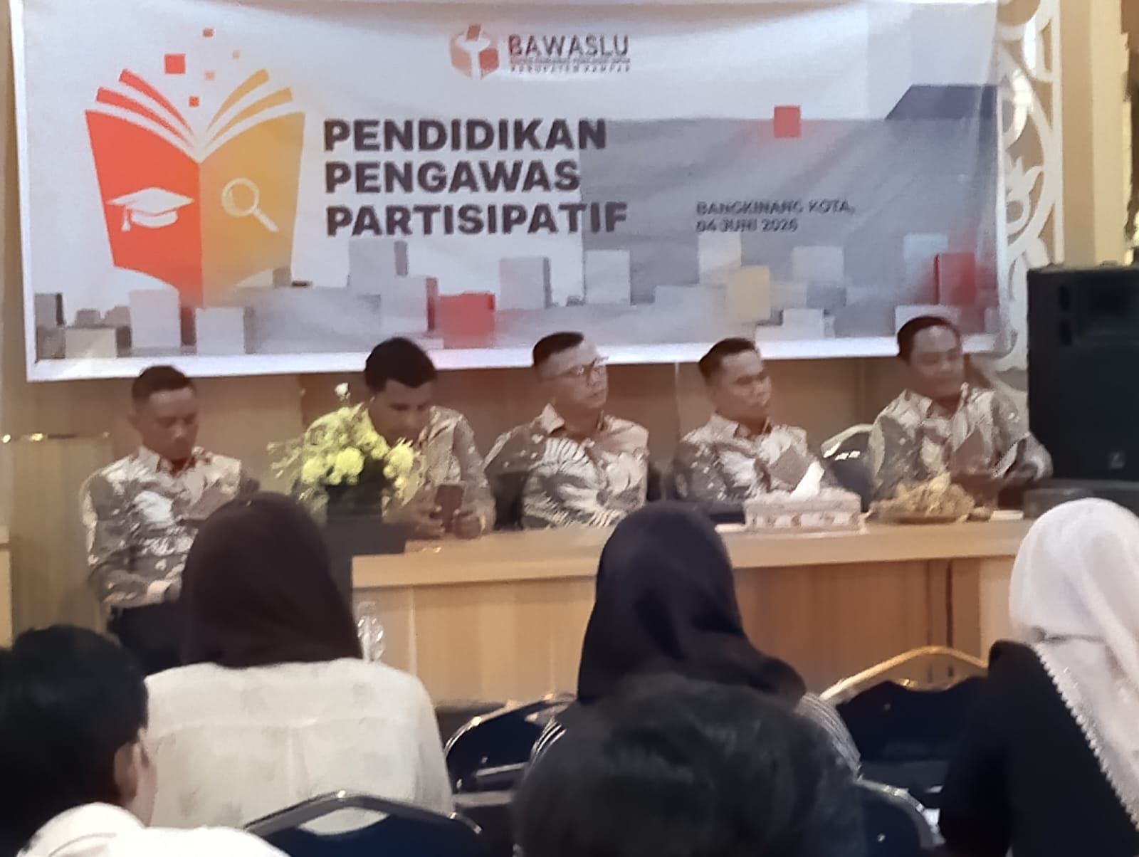 Pembukaan P2P, Ketua Bawaslu Kampar Minta Peserta Jadi Kader Pengawas Partisipatif Pada Pemilu 