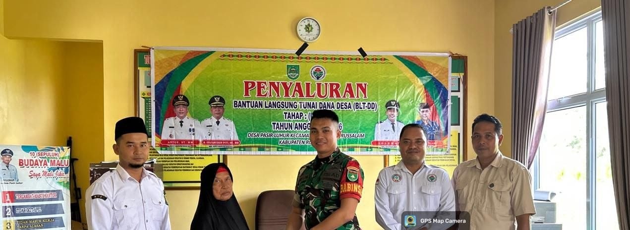 Pratu Abi Mayu Pantau Penyaluran BLT-DD