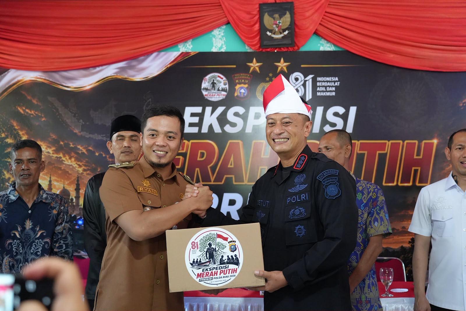 Ekspedisi Merah Putih Presisi Hadir di Okura, Jejak Kehadiran Negara dari Tepian Sungai Siak