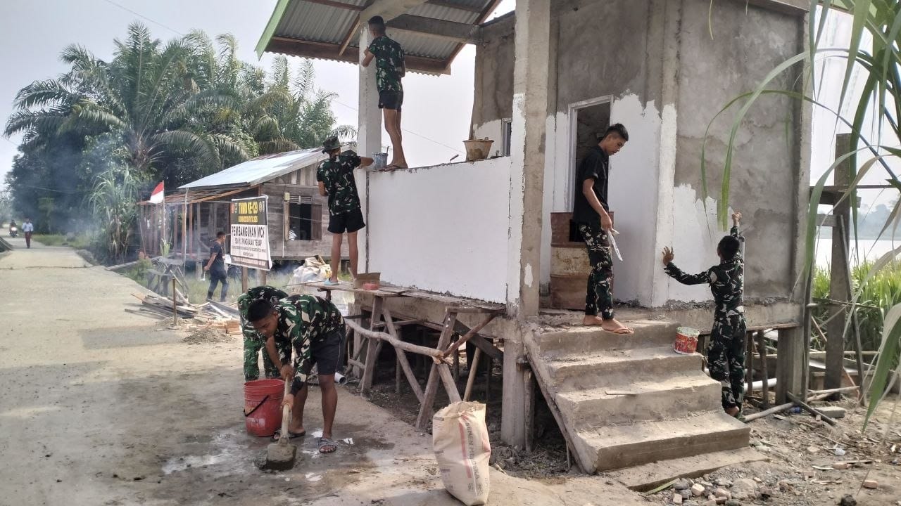 Hadirkan Fasilitas Sehat Bagi Siswa dan warga, Pembangunan MCK SD 013 Pangkalan Terap Segera Siap 