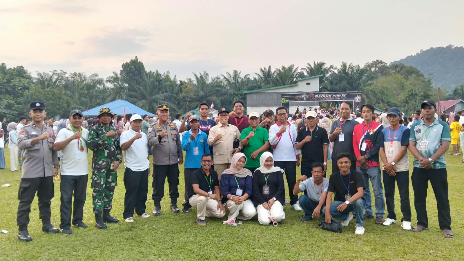 Babinsa Koramil 05/KK Hadiri Penutupan Grand Final Banding Cup IX Desa Tanjung Belit