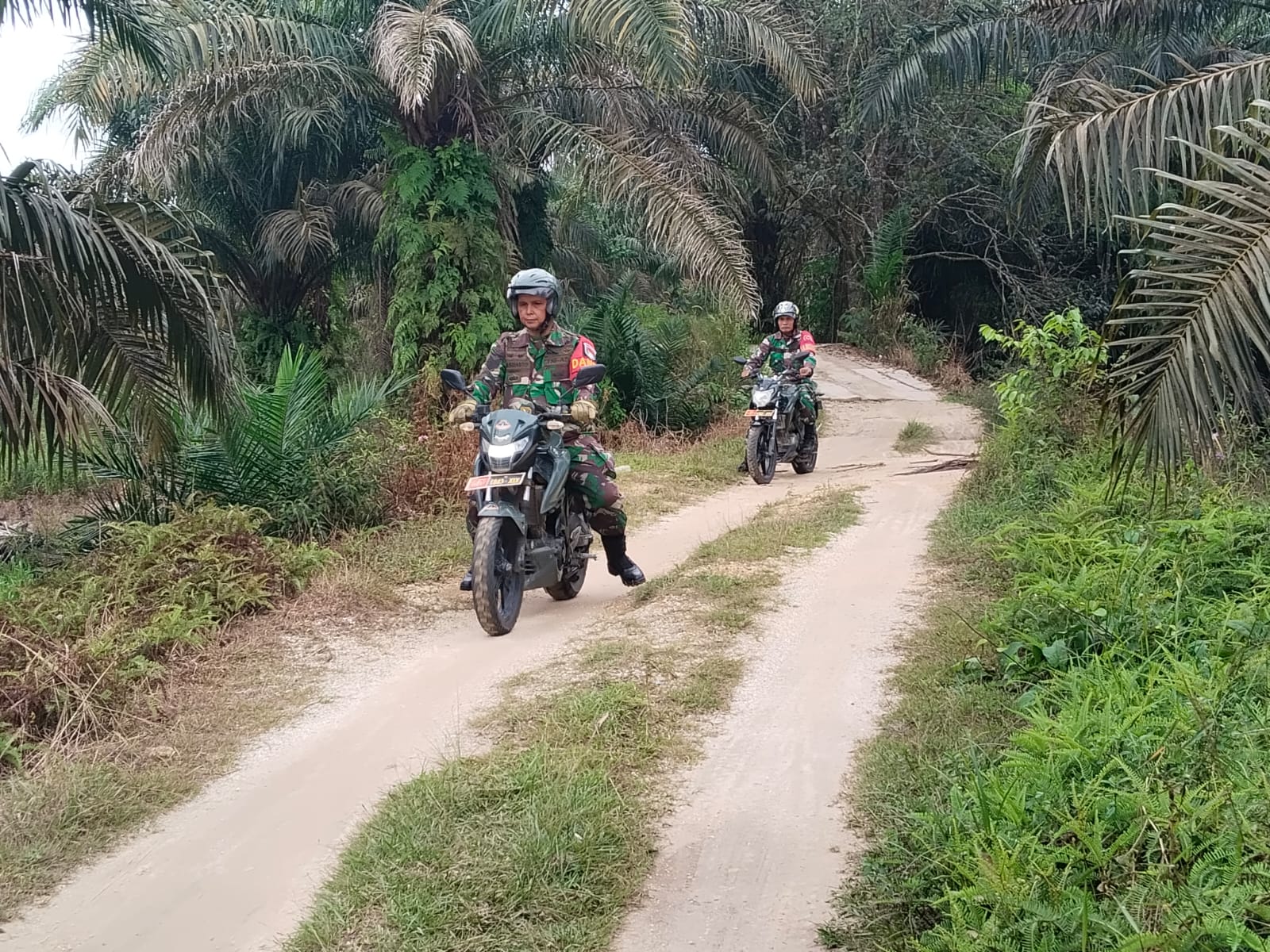 Musim Kemarau Yang Panjang, Danpos Pelalawan Intensifkan patroli pemantauan Karlahut kewilayah 