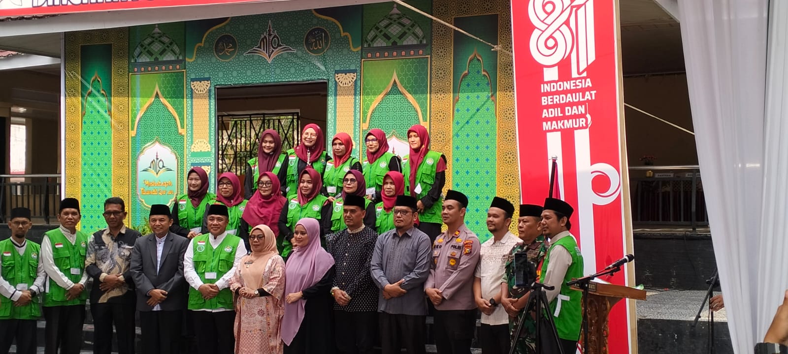 Babinsa Koramil 01/Bangkinang Hadiri Pembukaan MTQ Antar Majelis Taklim se-Kecamatan Bangkinang Kota