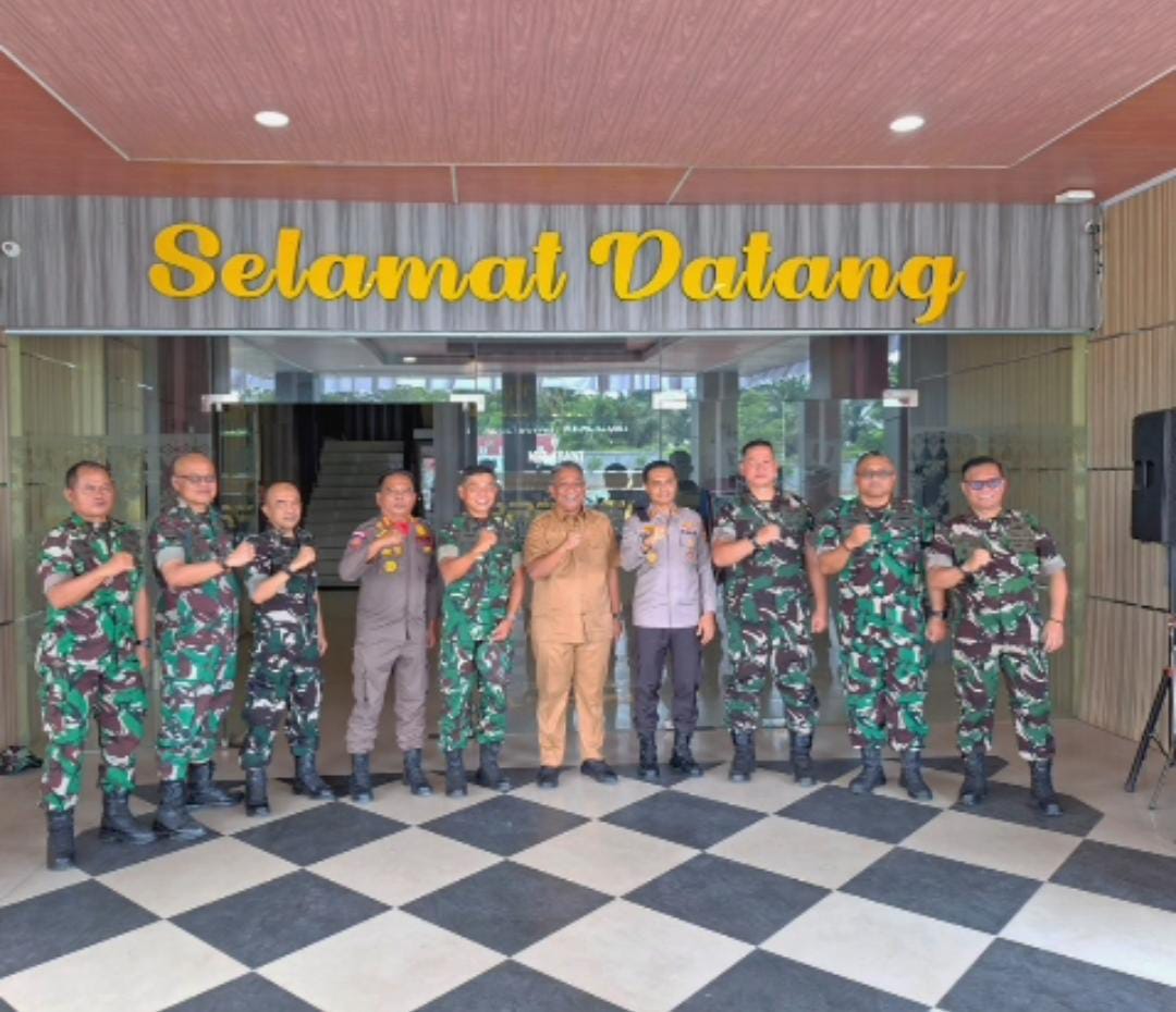 Cegah Karhutla, Tim Penyuluh Mabes TNI Gelar Audiensi dan Sosialisasi di Polres Rokan Hulu
