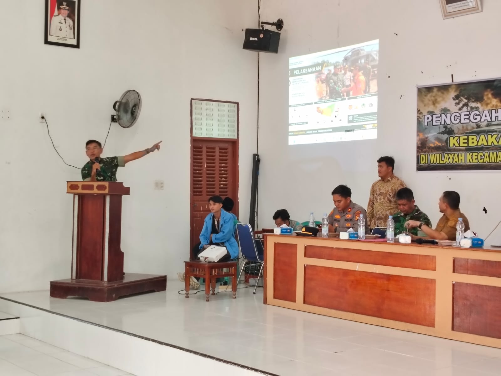Ratusan Peserta Hadiri Penyuluhan Karhutla Mabes TNI di Bonai Darussalam