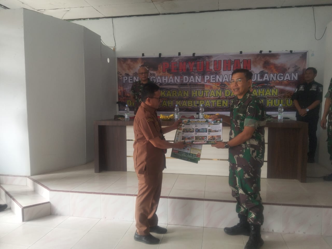 Masifkan Sinergi Bebas Asap, Tim Mabes TNI Rangkul Muspika, Kades, dan Perusahaan di Rokan Hulu