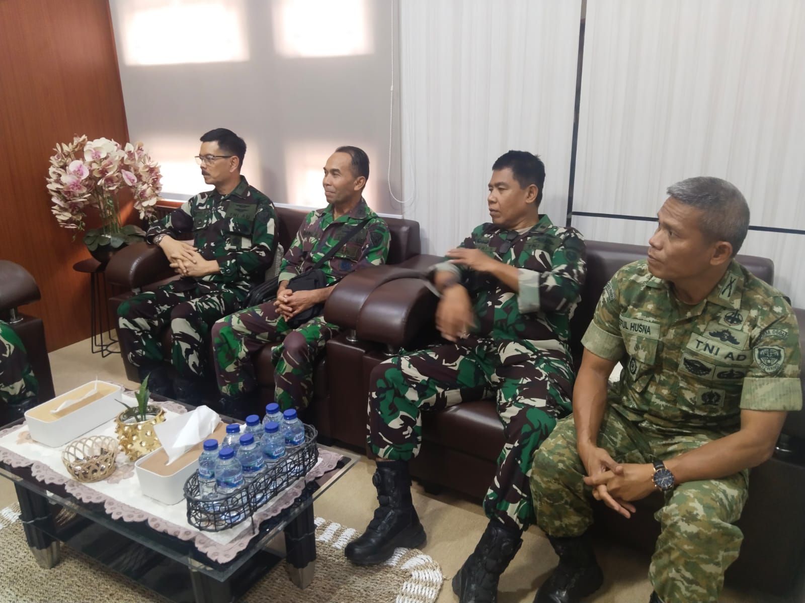 Tim Penyuluh Mabes TNI Audiensi dengan ATR/BPN Pelalawan, Perkuat Pencegahan dan Penanggulangan Karh