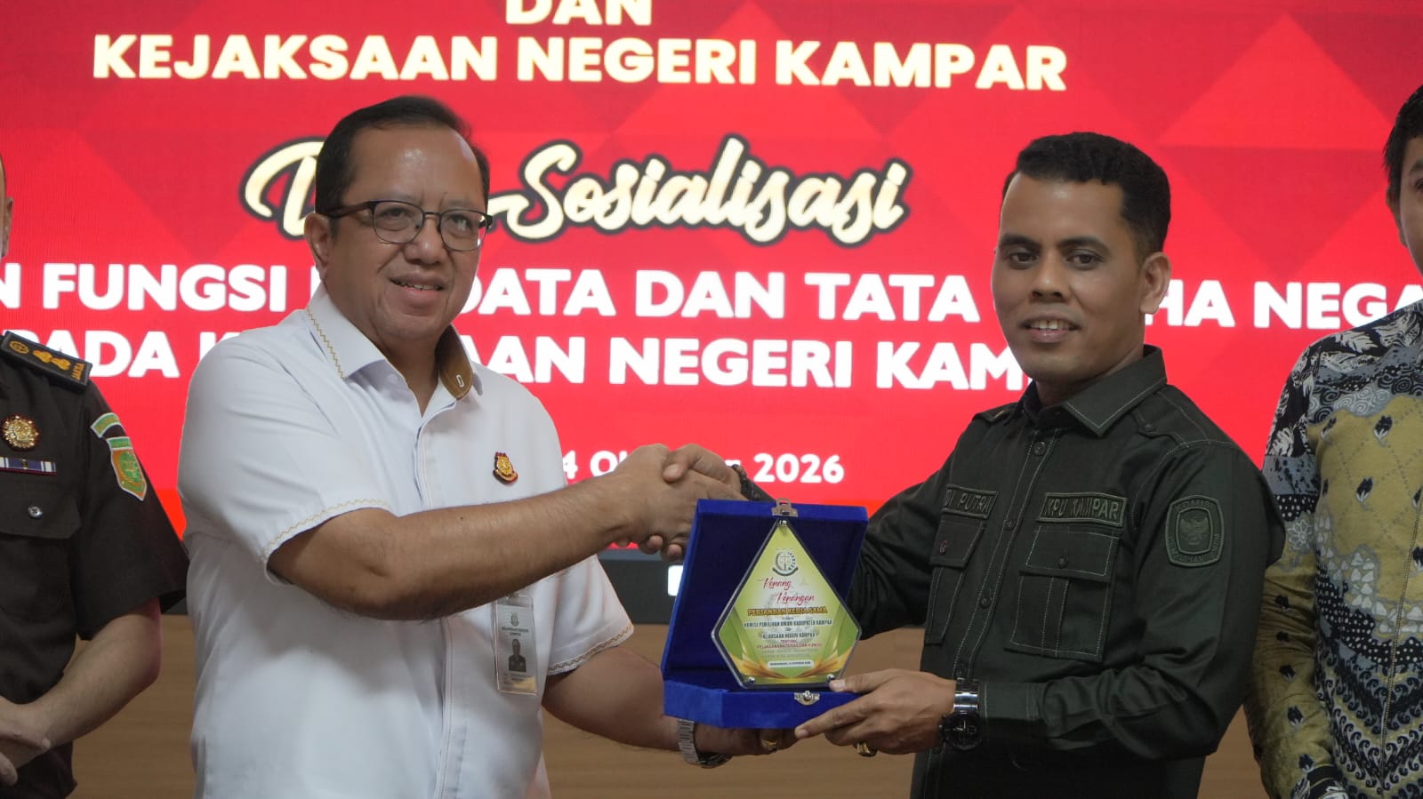 KPU Kampar dan Kejaksaan Tanda Tangani Perjanjian Kerja Sama