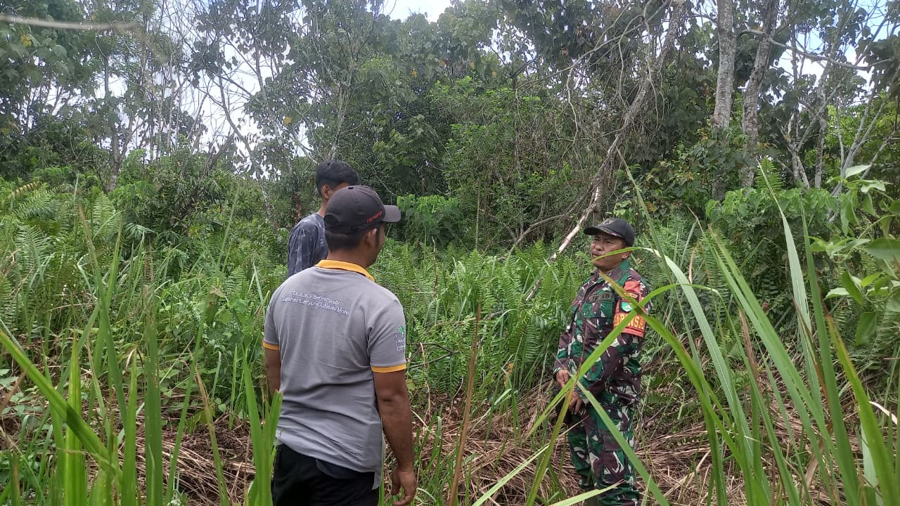 Babinsa Koramil 03/Bunut Perketat Patroli Karhutla di Desa 