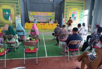 Babinsa Koramil 04/ Pkl Kuras Hadiri Kegiatan Pelatihan Pemulasaraan Jenazah di Desa Bukit Jaya