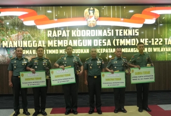 Prestasi Gemilang Kodim 0313/KPR: Raih Juara 1 Lomba TMMD ke 121 Untuk Kategori Dansatgas Terbaik 