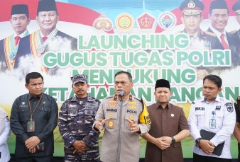 Dukung Ketahanan Pangan, Wakapolda Riau: Kita Targetkan Panen Perdana Februari 2025