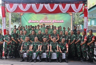 Dandim 0313/KPR Pimpin Korps Raport Serah Terima Jabatan Danramil  