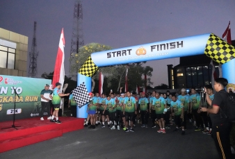 Polda Riau Gelar Fun Run To Riau Bhayangkara Run 2025