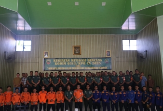 Kodim 0313/Kpr Gelar Kegiatan Mitigasi Bencana TA 2025